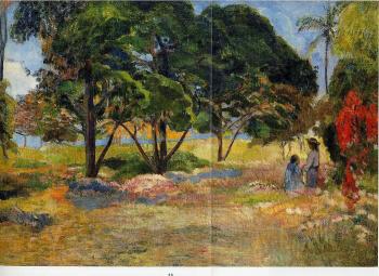 Paul Gauguin : Landscape with Three Trees
